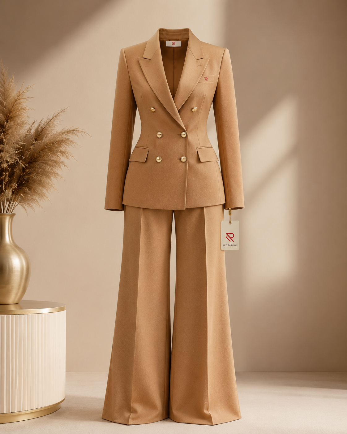 Red Fashion statement women suit